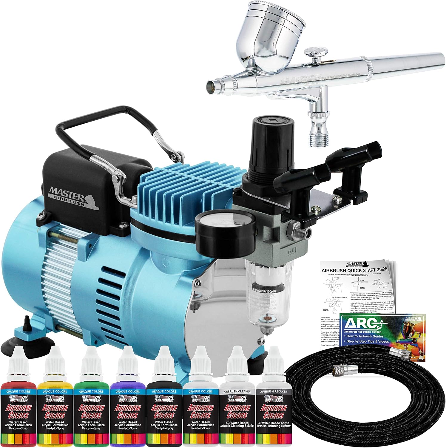Master Airbrush Multi Purpose Kit with Compressor